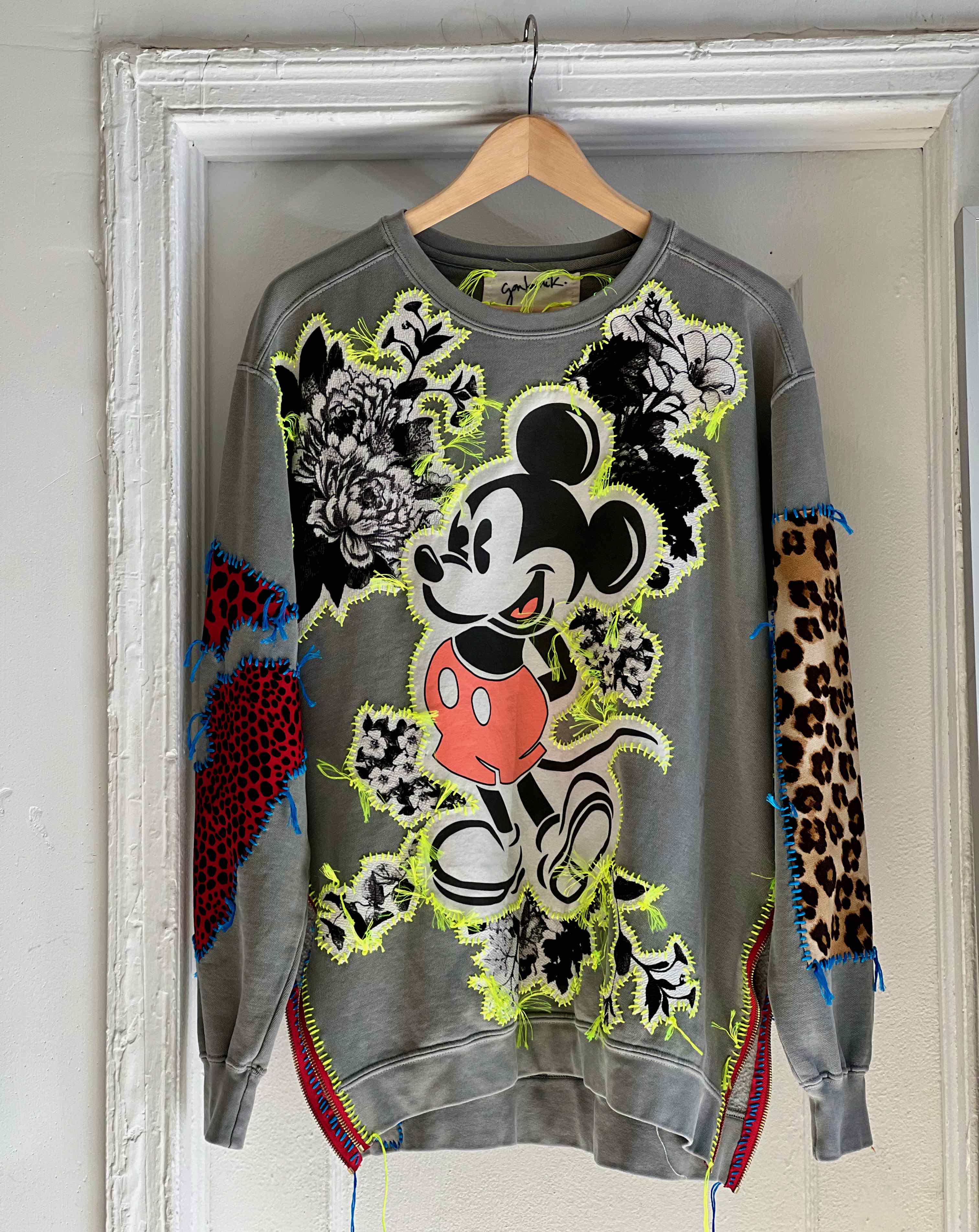 Mickey's Neon Garden Sweatshirt